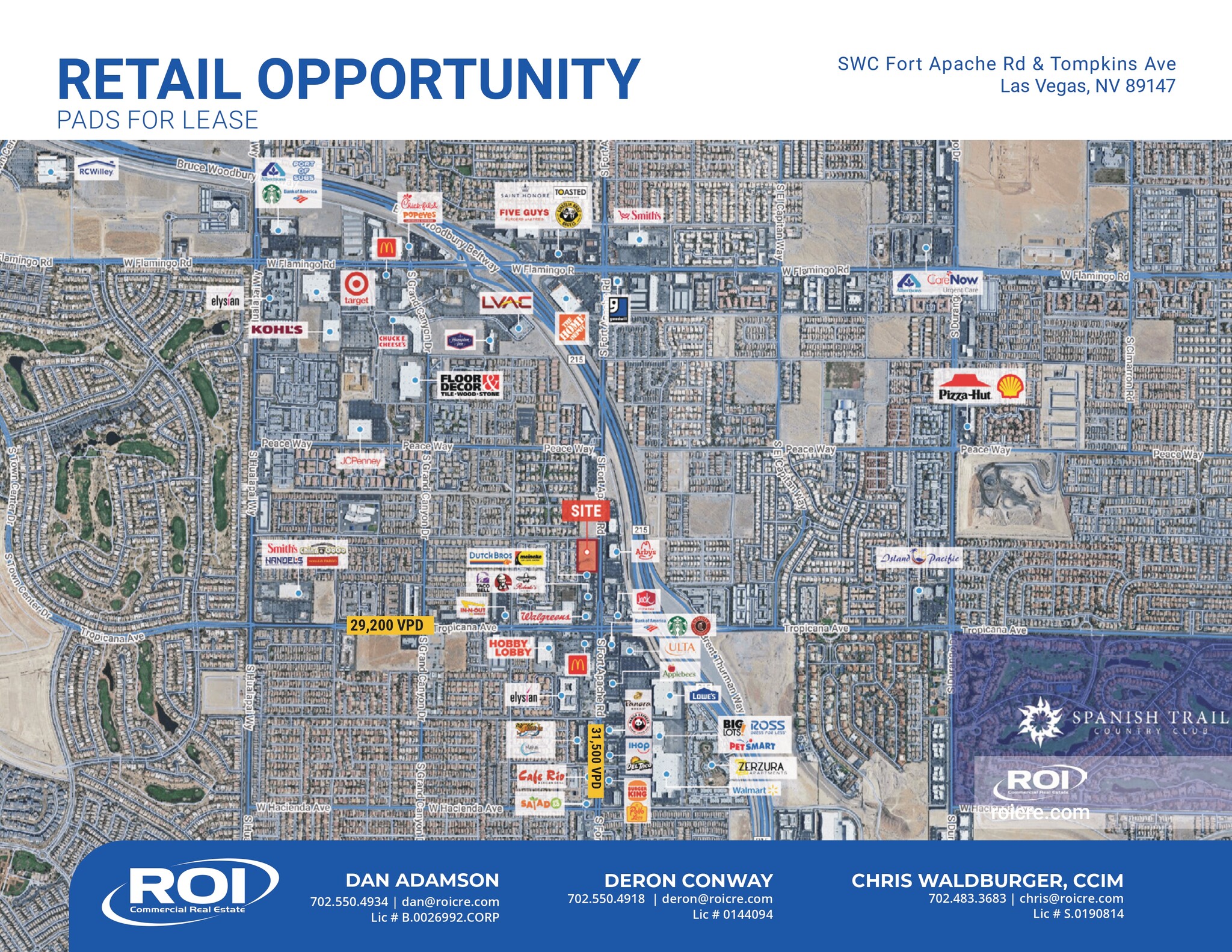 4730 S Fort Apache Rd, Las Vegas, NV for lease Aerial- Image 1 of 4