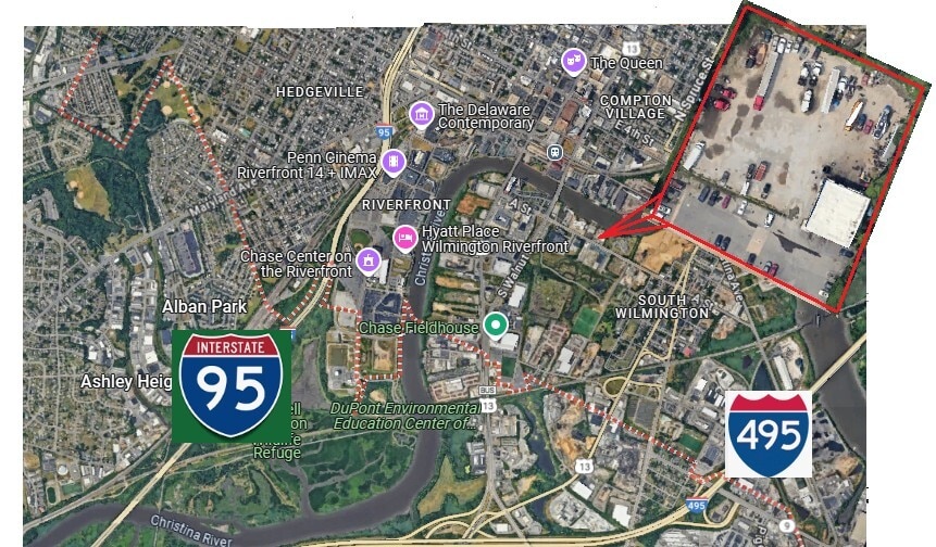 601 A St, Wilmington, DE for sale - Aerial - Image 2 of 3