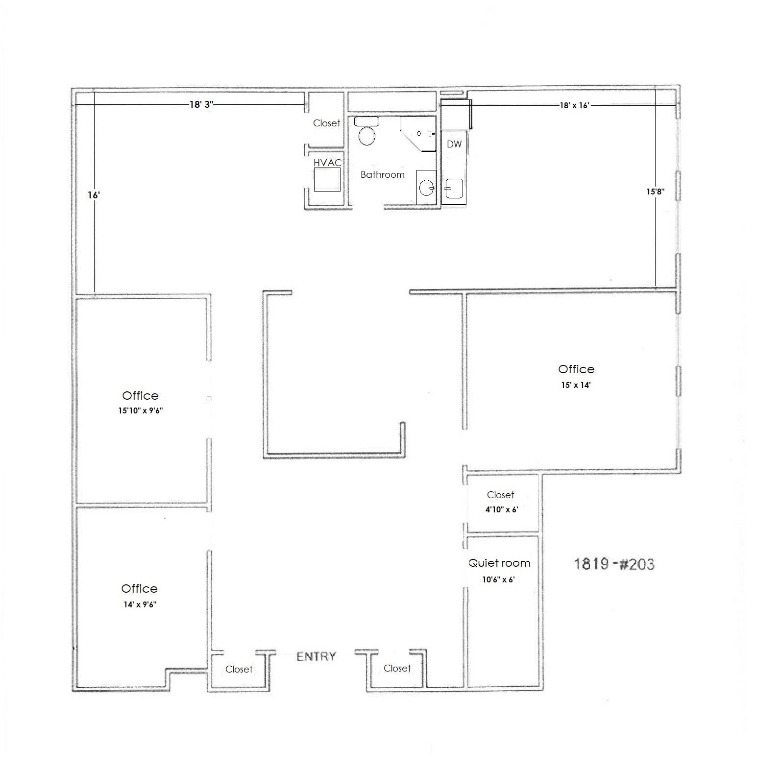 1820-1830 W Grand Ave, Chicago, IL for lease Interior Photo- Image 1 of 5