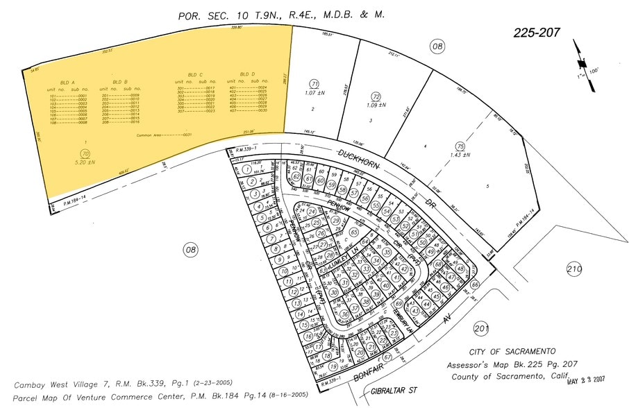 4750-4794 Duckhorn Dr, Sacramento, CA for sale - Plat Map - Image 2 of 32