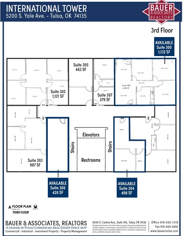5200 S Yale Ave, Tulsa, OK for lease Floor Plan- Image 1 of 1