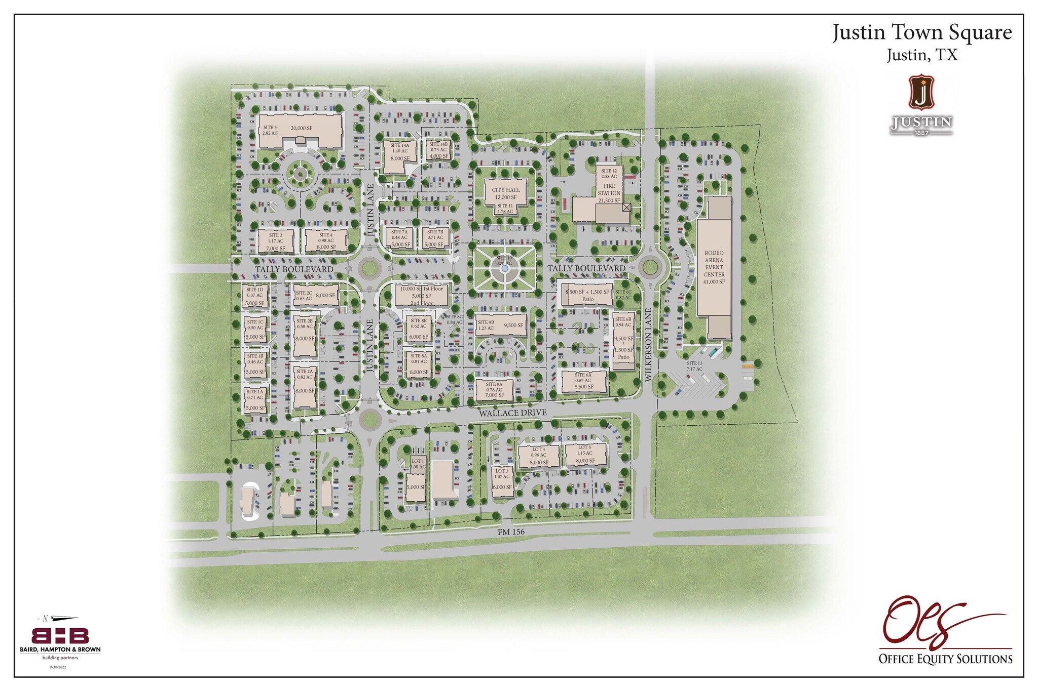 FM 156, Justin, TX for lease Site Plan- Image 1 of 34