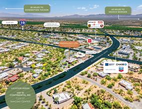 450 W Continental Rd, Green Valley, AZ - AERIAL  map view