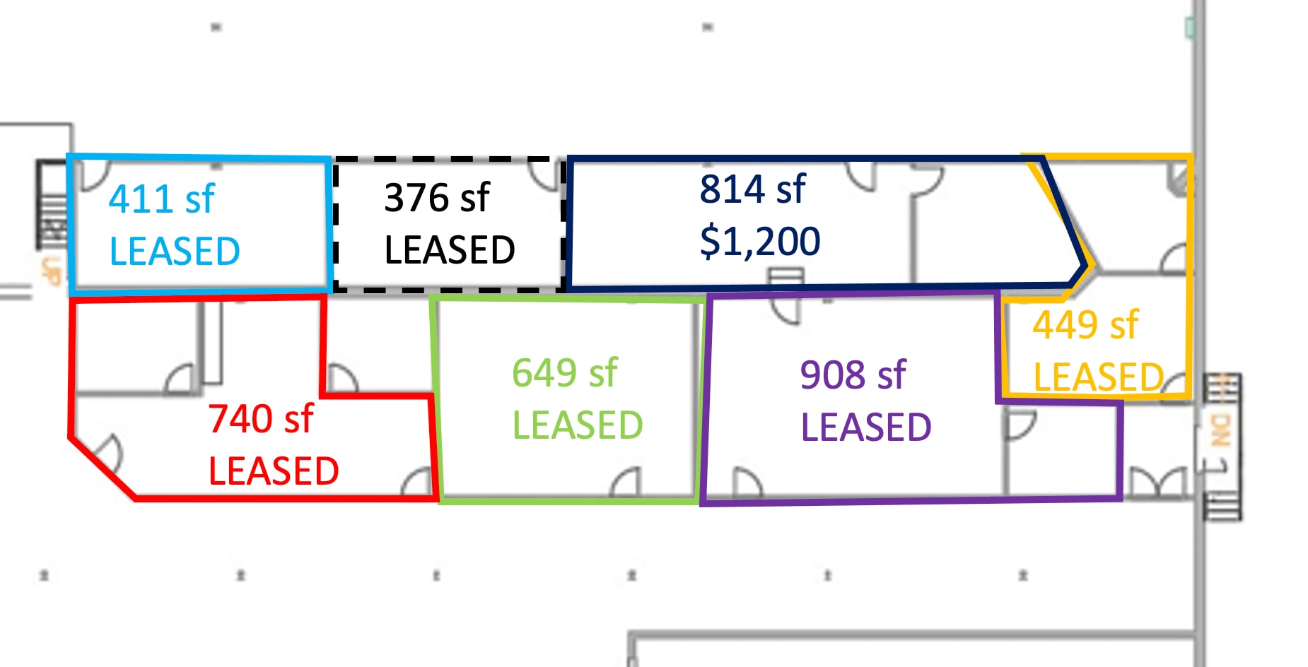 112-118 Jones St, Fuquay-Varina, NC for lease Interior Photo- Image 1 of 2