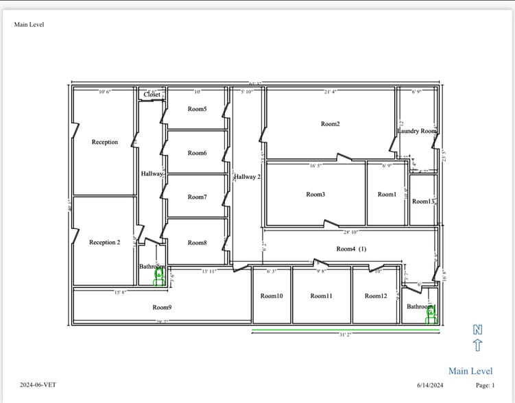 1305 Vegas Valley Dr, Las Vegas, NV for lease - Floor Plan - Image 2 of 22