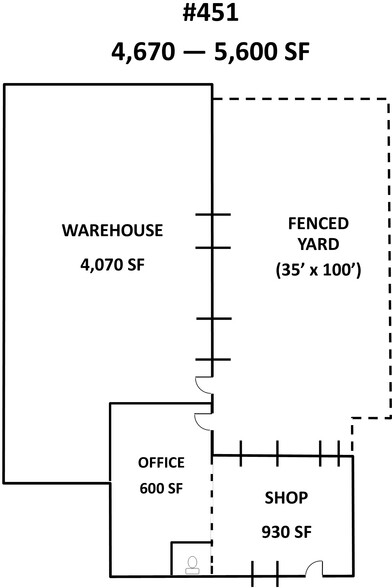 451 E Cross Ave, Tulare, CA for lease - Building Photo - Image 3 of 9