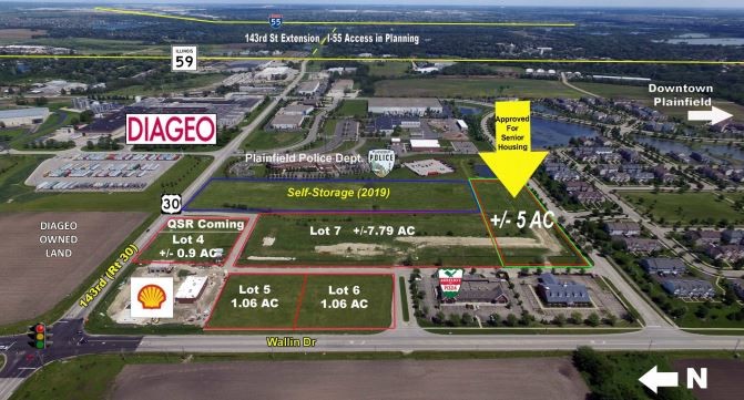 Route 30 & Wallin Dr, Plainfield, IL for sale - Building Photo - Image 2 of 5