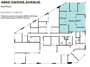 5860 Owens Ave, Carlsbad, CA for sale Floor Plan- Image 1 of 1