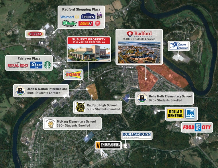 34 W Main St, Radford, VA for lease - Building Photo - Image 3 of 23