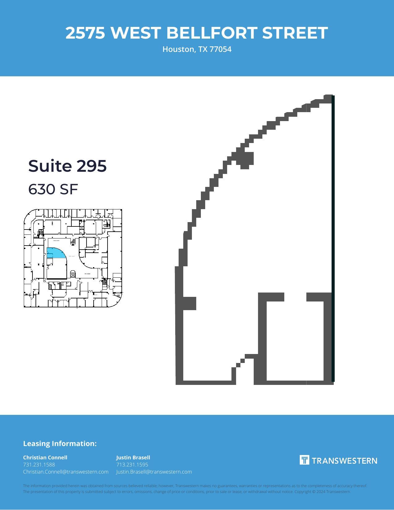 2575 W Bellfort St, Houston, TX for lease Floor Plan- Image 1 of 1