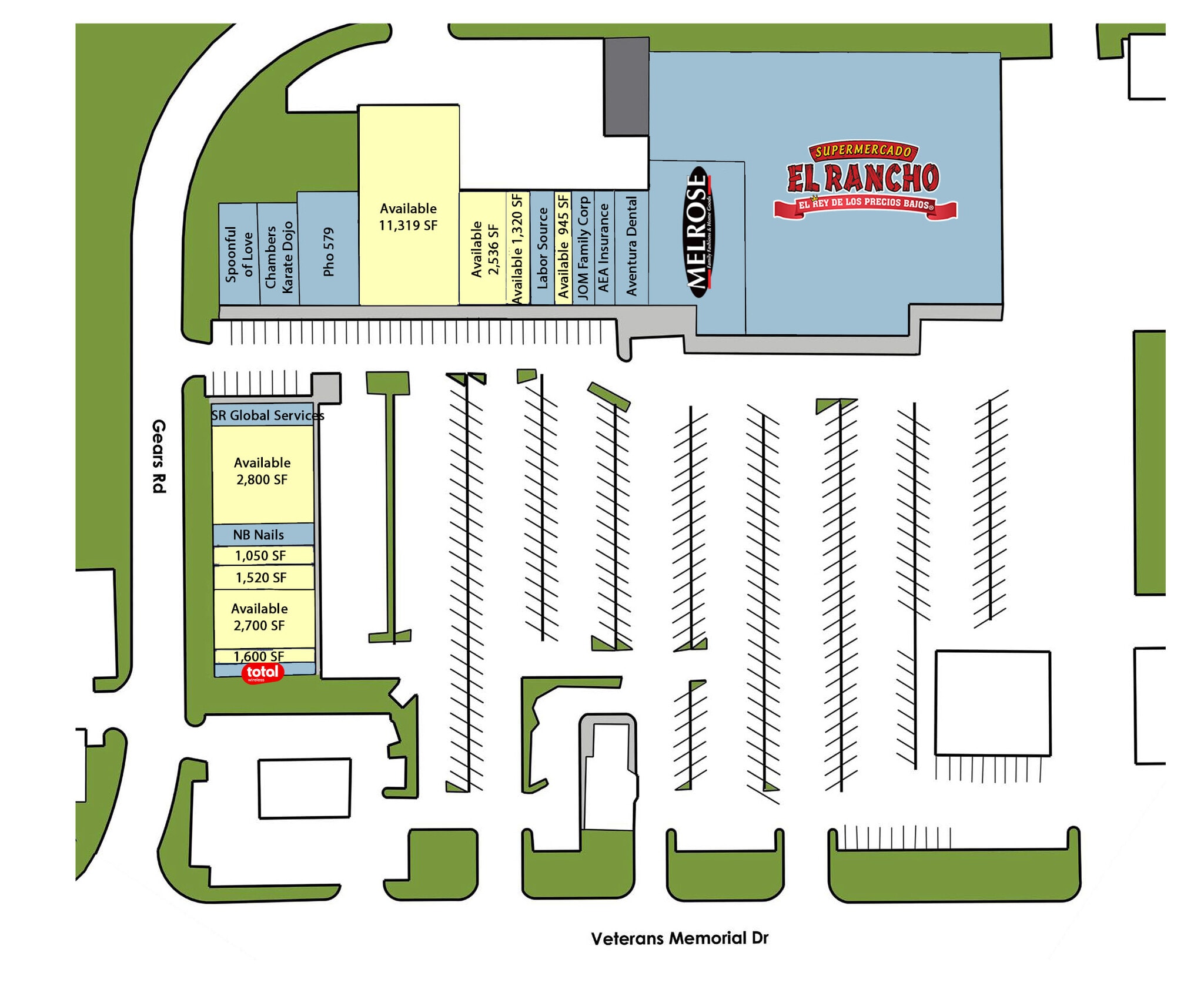 11303-11495 Veterans Memorial Dr, Houston, TX for lease Site Plan- Image 1 of 1