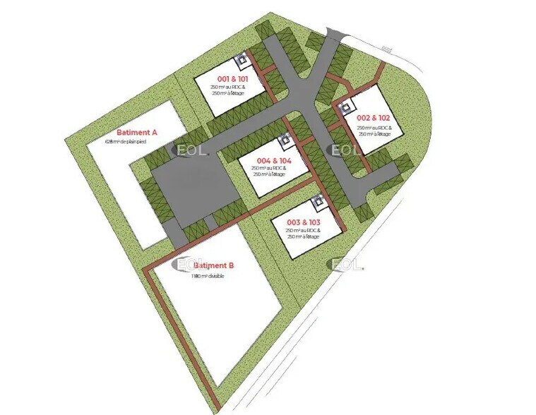 38 Rte De Franqueville Saint Pierre, Belbeuf for sale - Site Plan - Image 2 of 2