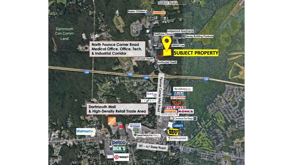 275 Faunce Corner Road Rd, Dartmouth, MA for lease - Aerial - Image 1 of 1