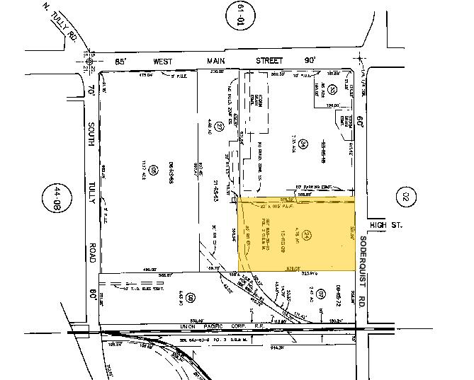 303-305 S Soderquist Rd, Turlock, CA for sale - Plat Map - Image 1 of 1
