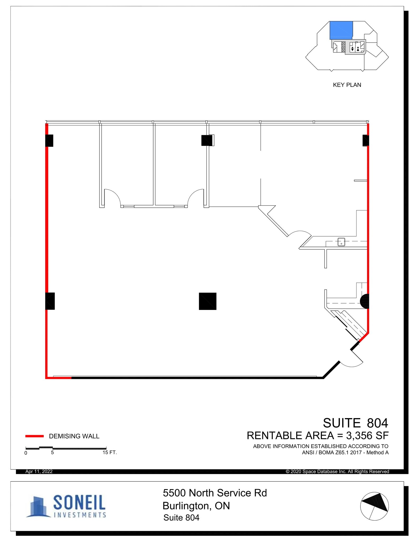 5500 N Service Rd, Burlington, ON for lease Site Plan- Image 1 of 12