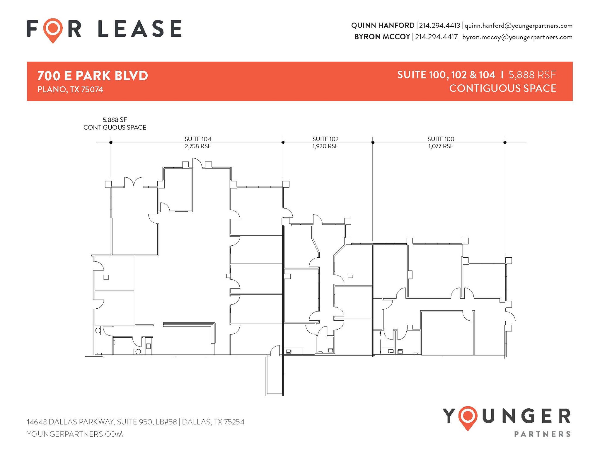 700-730 E Park Blvd, Plano, TX for lease Floor Plan- Image 1 of 2