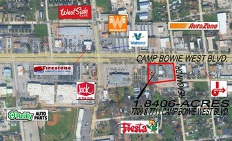 1.84-AC. 7709 & 7711 CAMP BOWIE WEST - Owner Financed Property