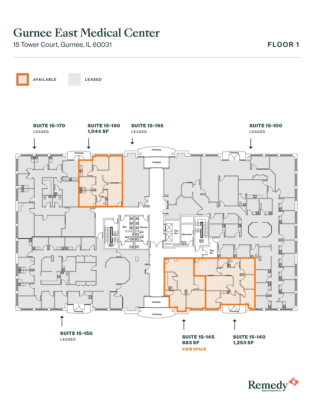3 S Greenleaf Ave, Gurnee, IL for lease Floor Plan- Image 1 of 1