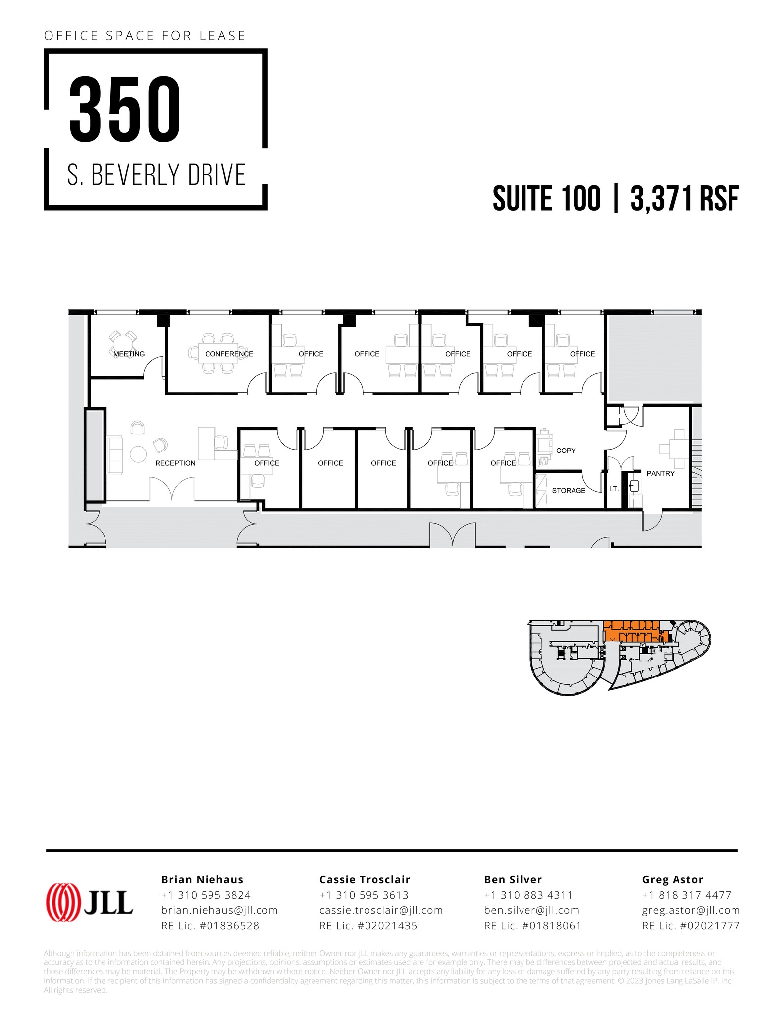 350 S Beverly Dr, Beverly Hills, CA for lease Site Plan- Image 1 of 1