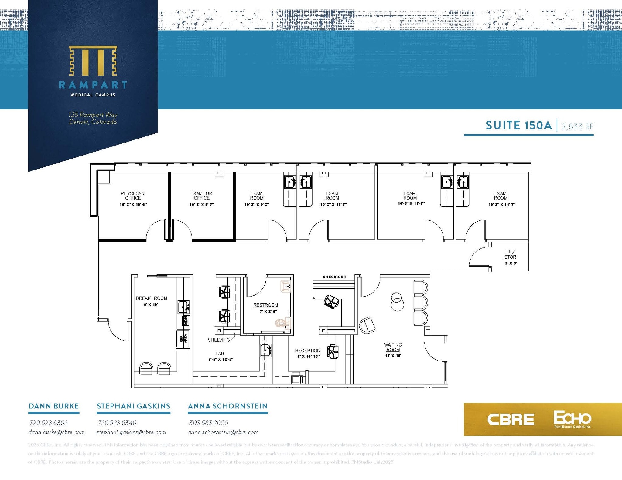 125 Rampart Way, Denver, CO for lease Floor Plan- Image 1 of 1