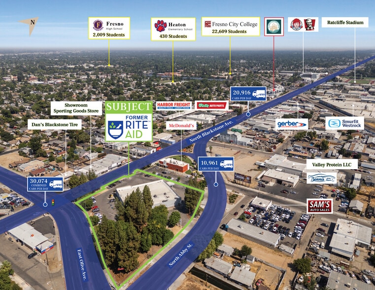 1210 N Blackstone Ave, Fresno, CA for sale - Building Photo - Image 3 of 6