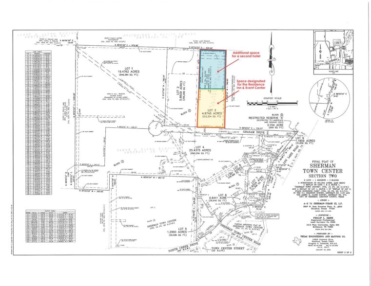 811 Graham Dr, Sherman, TX for sale - Site Plan - Image 3 of 3