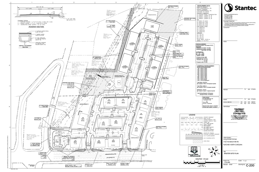 3042 Hendersonville Rd, Fletcher, NC for lease - Site Plan - Image 2 of 5