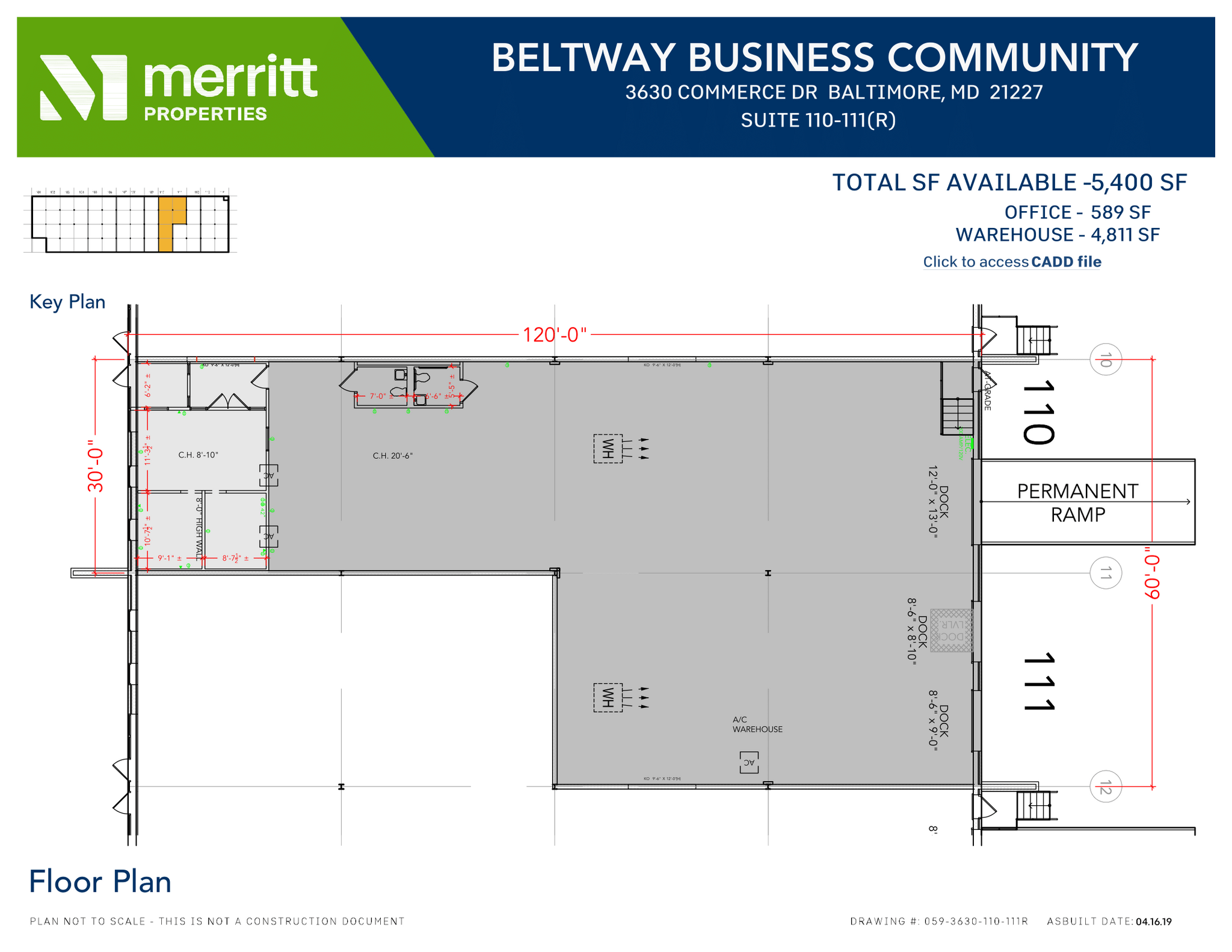 3700 Commerce Dr, Baltimore, MD for lease Floor Plan- Image 1 of 1
