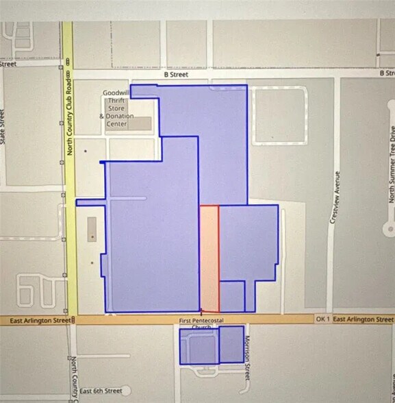 1914 Arlington St, Ada, OK for sale - Plat Map - Image 2 of 3