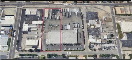 5350-5400 G St, Chino, CA for lease Aerial- Image 1 of 1