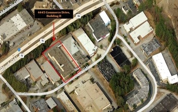 4445 Commerce Dr SW, Atlanta, GA - AERIAL  map view