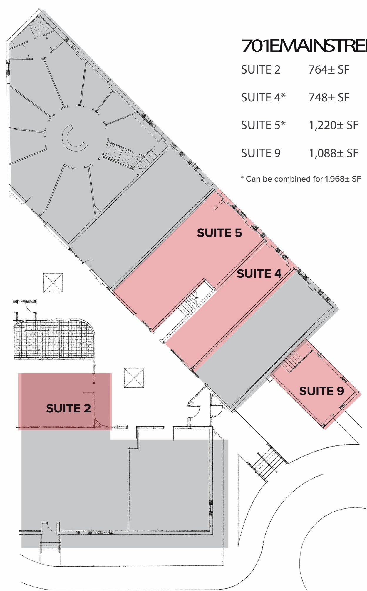 701 E Main St, Moorestown, NJ for lease Floor Plan- Image 1 of 5