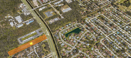 902 S Nova Rd, Daytona Beach, FL - aerial  map view