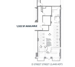 625 D St NW, Washington, DC for lease Floor Plan- Image 1 of 1