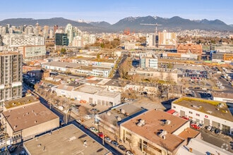 247 E 1st Ave, Vancouver, BC - AERIAL  map view