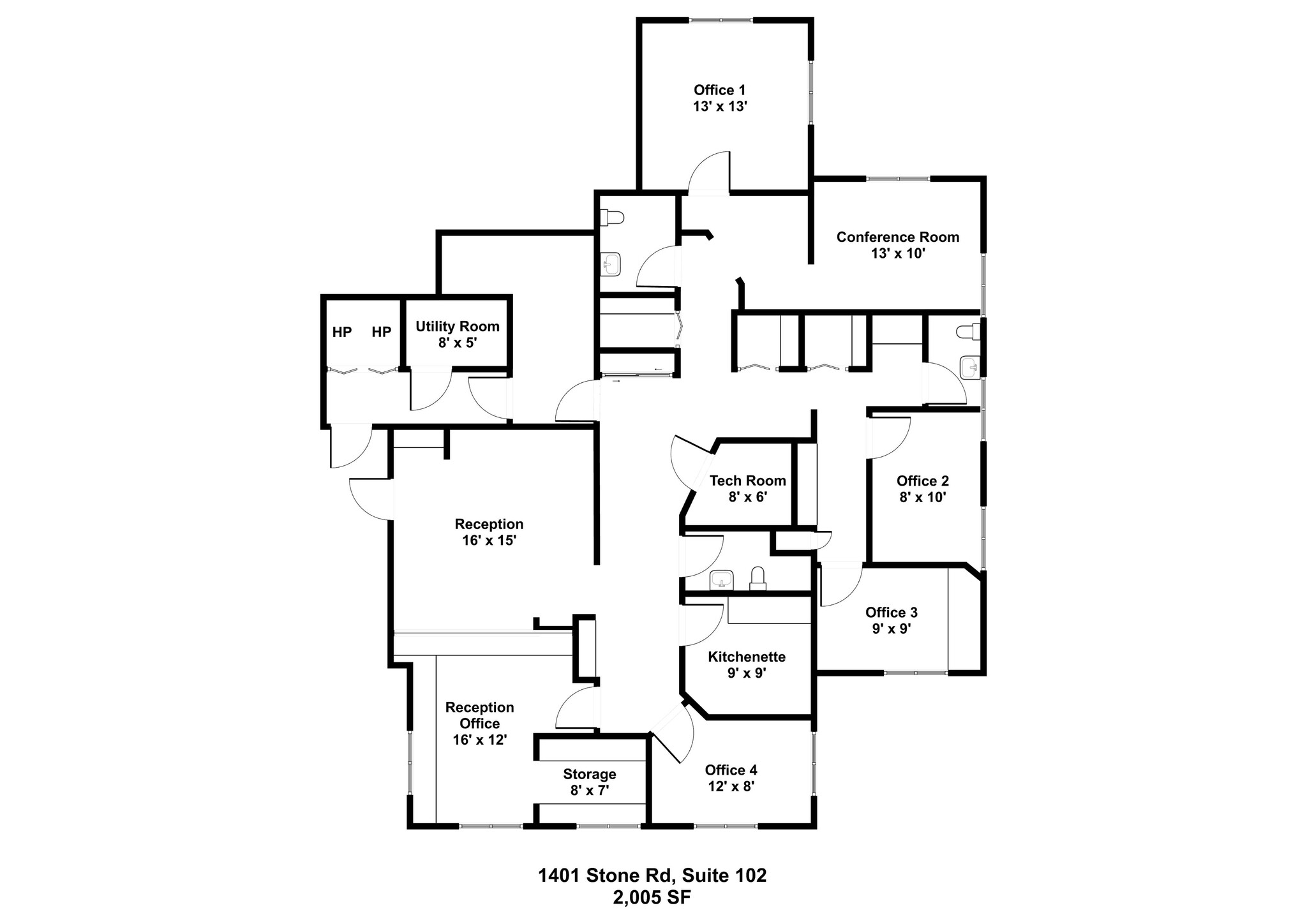 1401 Stone Rd, Rochester, NY for lease Floor Plan- Image 1 of 7