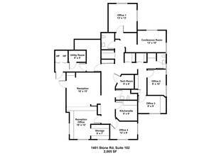 1401 Stone Rd, Rochester, NY for lease Floor Plan- Image 1 of 7