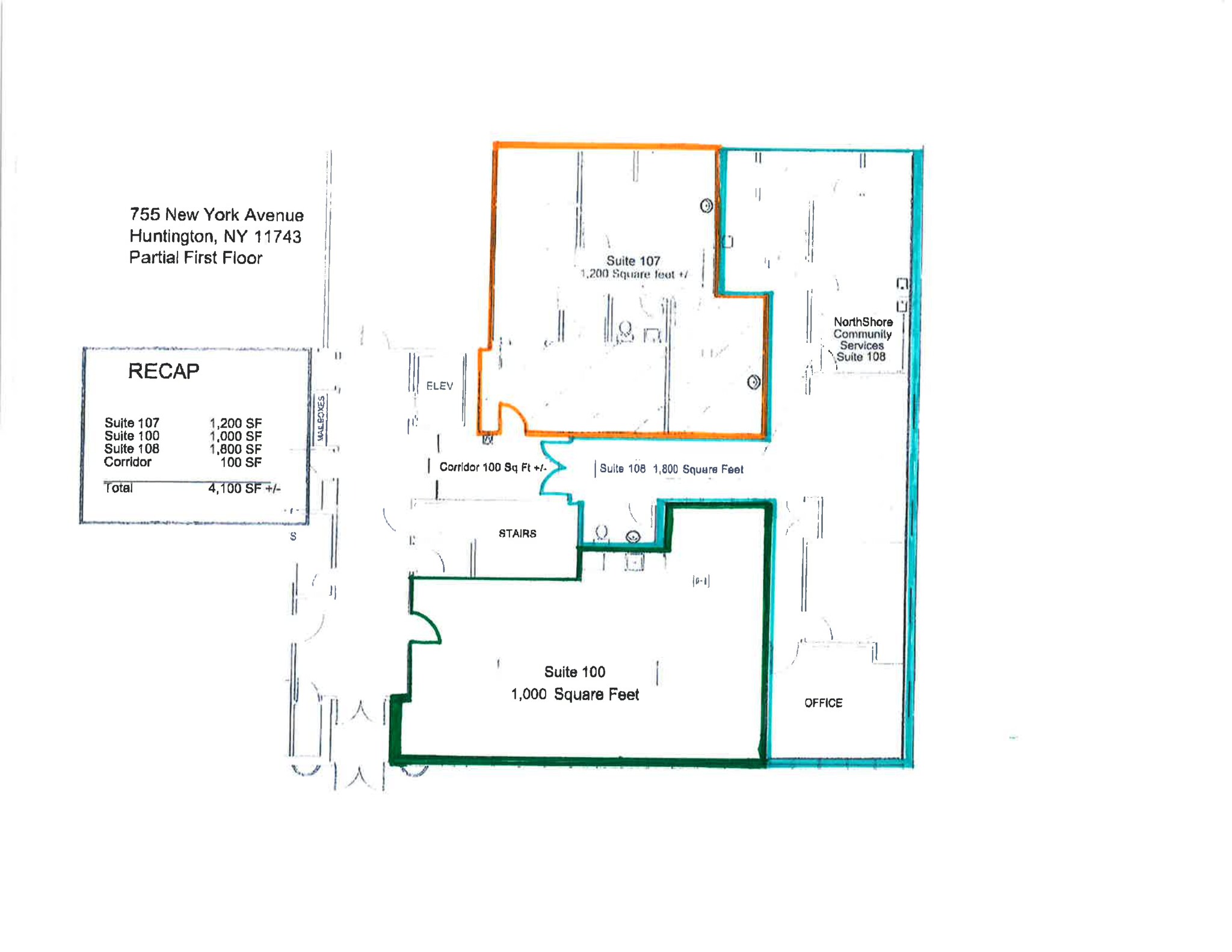 755 New York Ave, Huntington, NY for lease Site Plan- Image 1 of 2