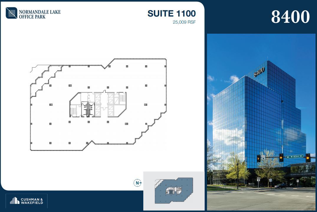 8000-8500 Normandale Lake Blvd, Bloomington, MN for lease Floor Plan- Image 1 of 1