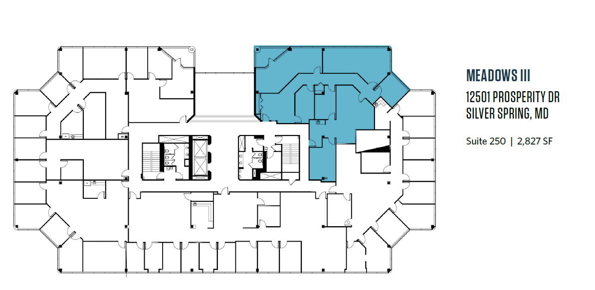 12510 Prosperity Dr, Silver Spring, MD for lease Floor Plan- Image 1 of 4