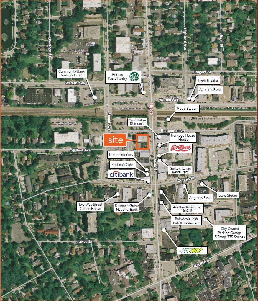 5100 Main St, Downers Grove, IL for sale Aerial- Image 1 of 1