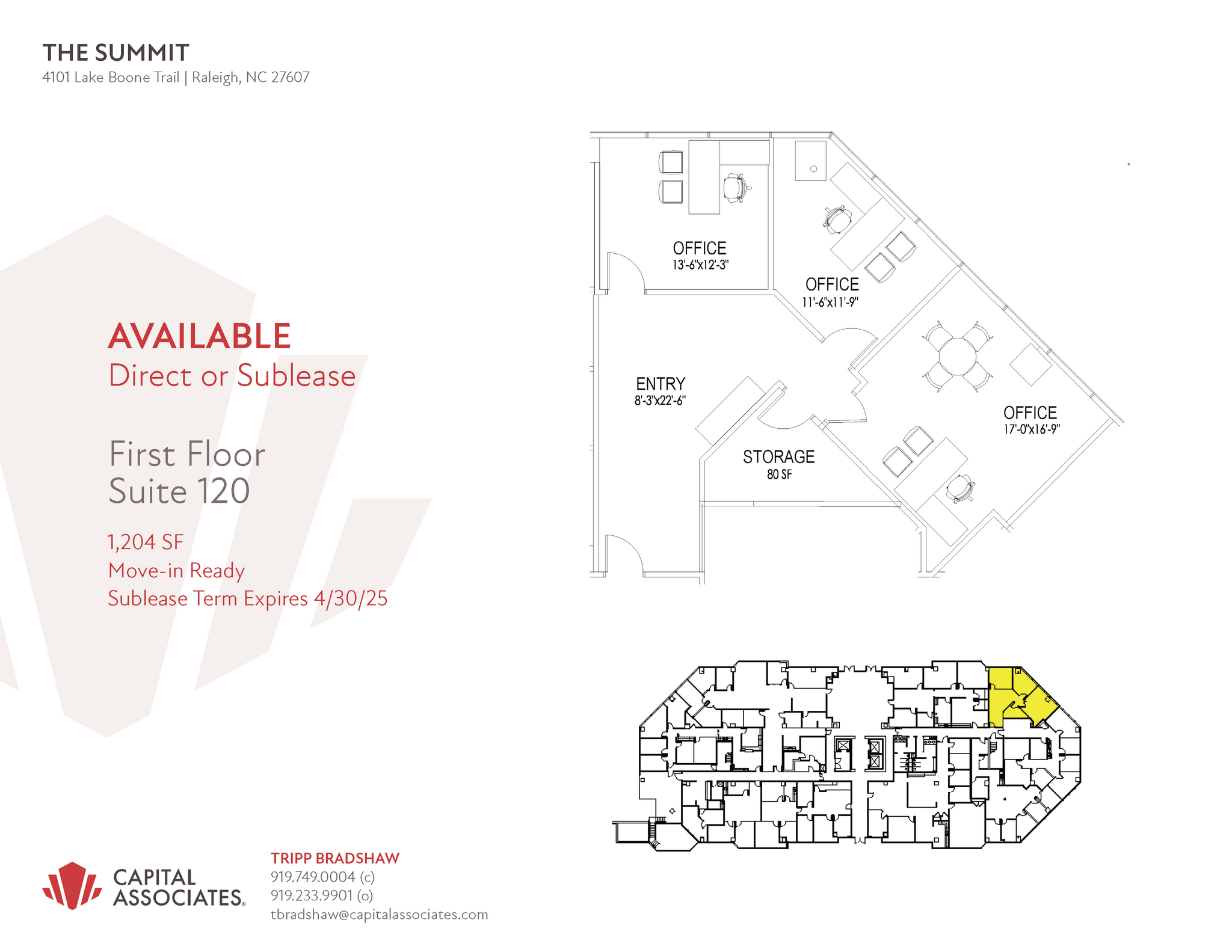 4101 Lake Boone Trl, Raleigh, NC for lease Floor Plan- Image 1 of 1