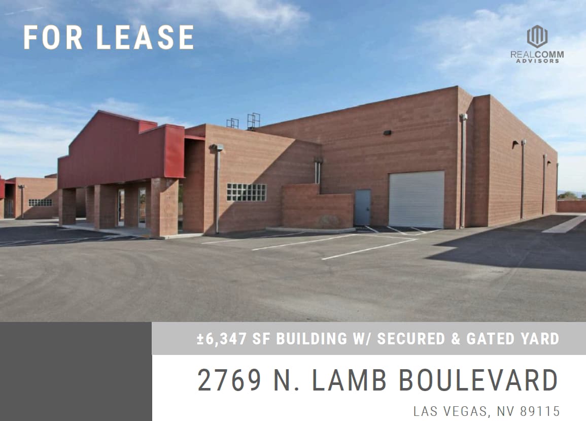 2769 N Lamb Blvd, Las Vegas, NV for lease Building Photo- Image 1 of 4