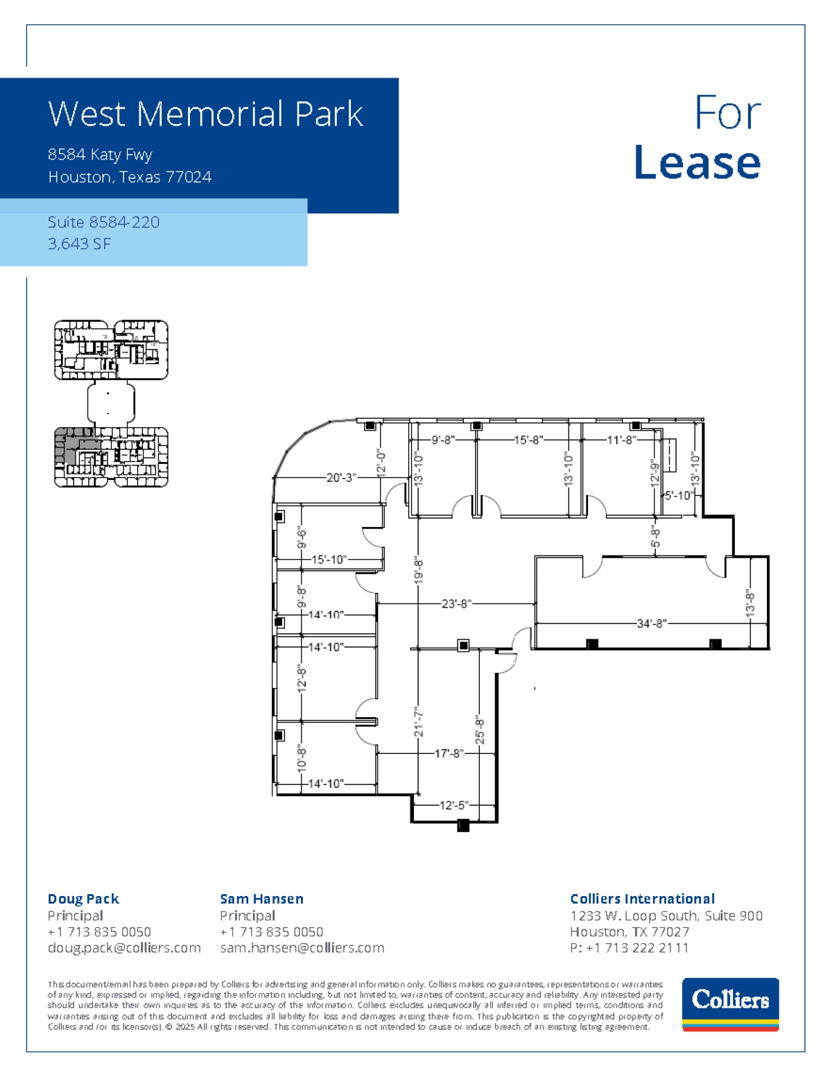 8554 Katy Fwy, Houston, TX for lease Floor Plan- Image 1 of 1