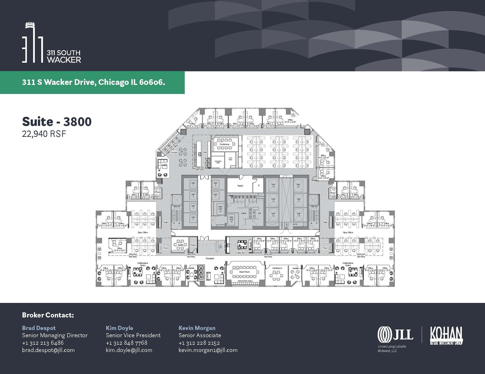 311 S Wacker Dr, Chicago, IL for lease Floor Plan- Image 1 of 1