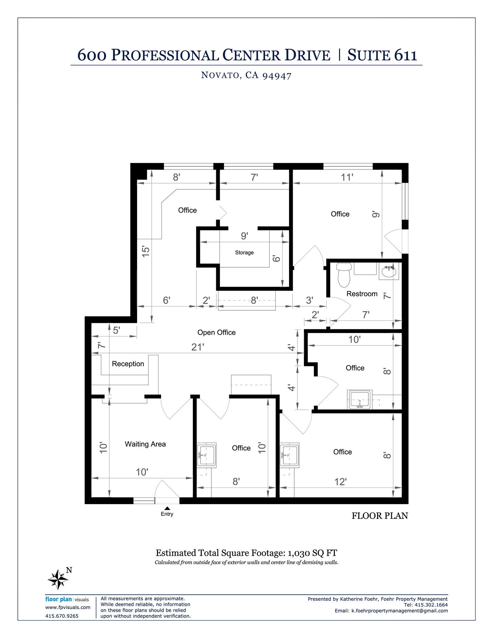 100 Professional Center Dr, Novato, CA for lease Site Plan- Image 1 of 1