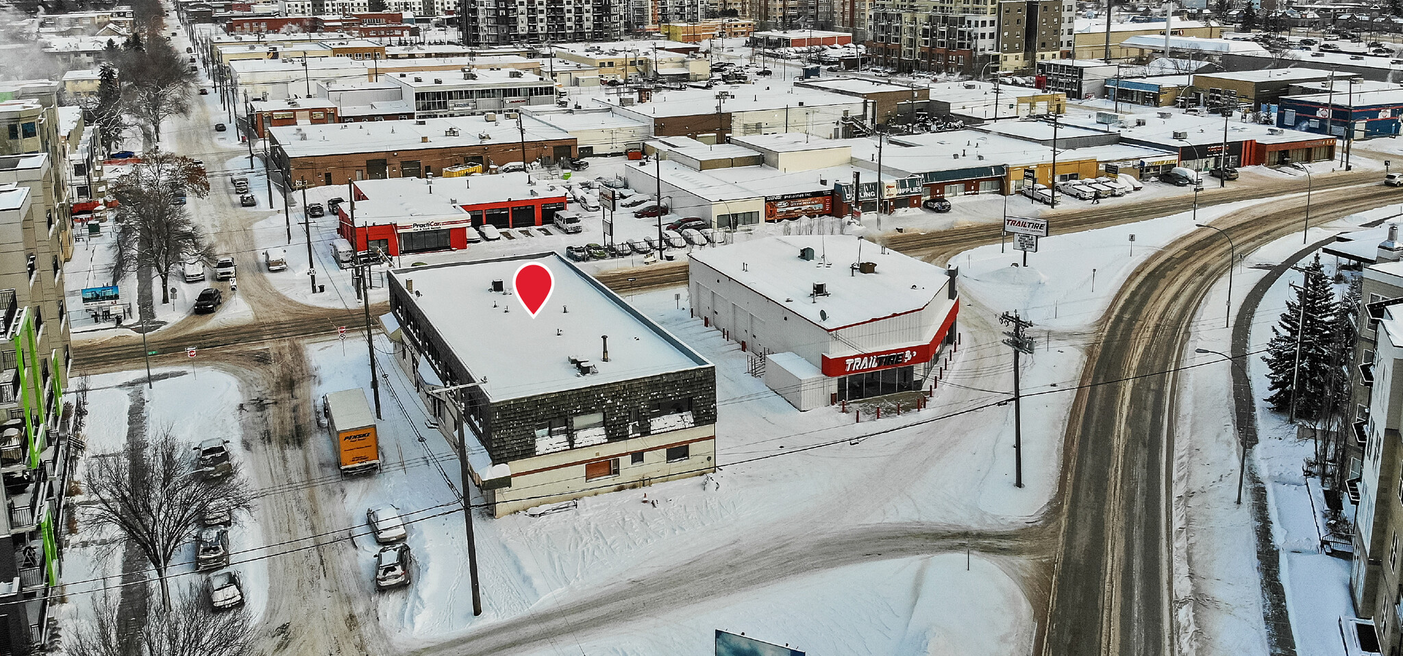 10586 116 St, Edmonton, AB for sale Aerial- Image 1 of 1