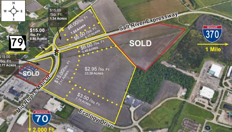 Map Of Mid Rivers Mall 10102 Mid Rivers Mall Dr, Saint Peters, Mo 63376 - Salt River Expressway |  Loopnet