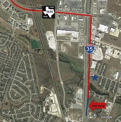 21197 E Frontage Rd, Kyle, TX for sale - Aerial - Image 3 of 9