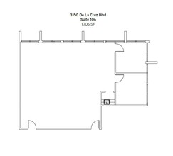 3100 De la Cruz Blvd, Santa Clara, CA for lease Floor Plan- Image 1 of 2